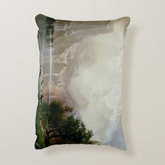 『シエラネバダ山脈にて』(びーえすたど)、アルバート・ビアスタット アクセントクッション (裏面(縦))