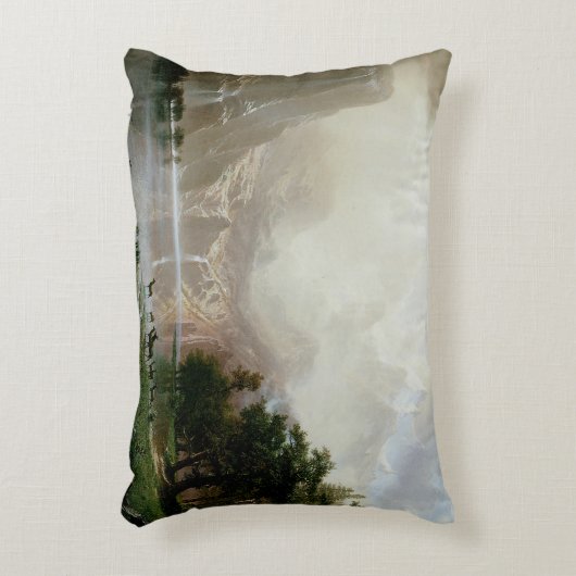 『シエラネバダ山脈にて』(びーえすたど)、アルバート・ビアスタット アクセントクッション (正面(垂直))