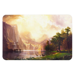 シエラネバダ山脈の中のアルバートBierstadt マグネット