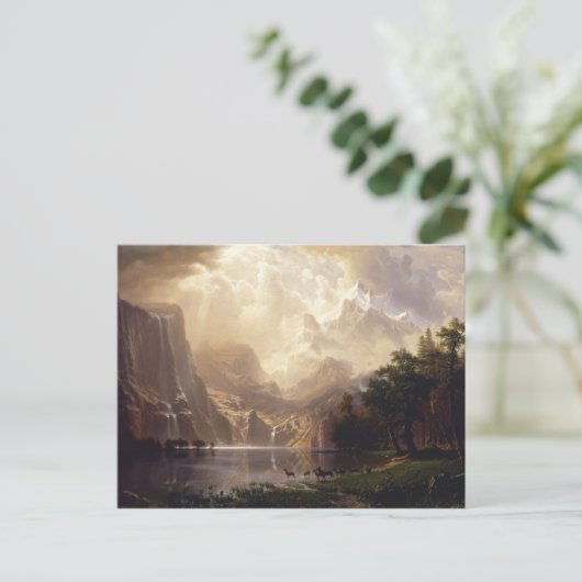 シエラネバダ山脈の中のビエルシュタット ポストカード (スタンド正面)