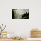 シエラネバダ山脈の間でバイエルシュタット ポスター (キッチン)