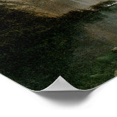 シエラネバダ山脈の間でバイエルシュタット ポスター (角)