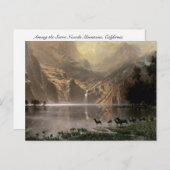 シエラネバダ山脈の間で ポストカード (正面/裏面)
