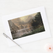 シエラネバダ山脈の間で 長方形シール (封筒)