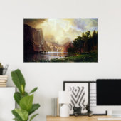 シエラネバダ山脈の間バイエルシュタット ポスター (ホームオフィス)