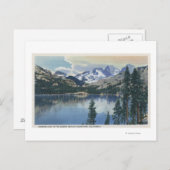 シエラネバダ山脈シャドー湖の景色 ポストカード (正面/裏面)