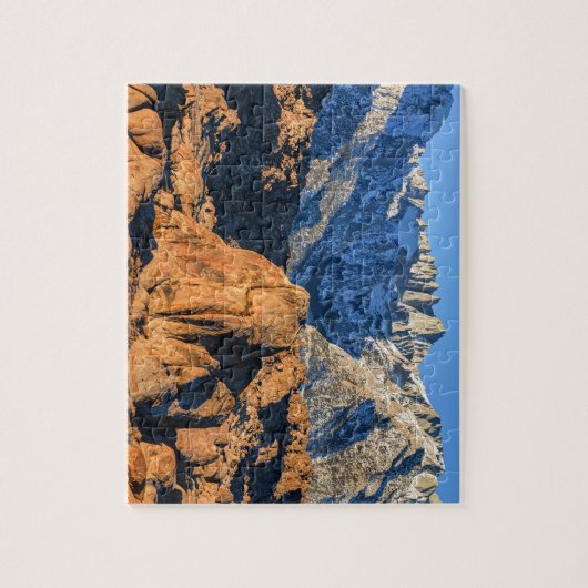 シエラネバダ山脈山およびアラバマの丘の日の出 ジグソーパズル (縦)