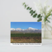 シエラネバダ山脈 ビショップ、カリフォルニア州 ポストカード (スタンド正面)