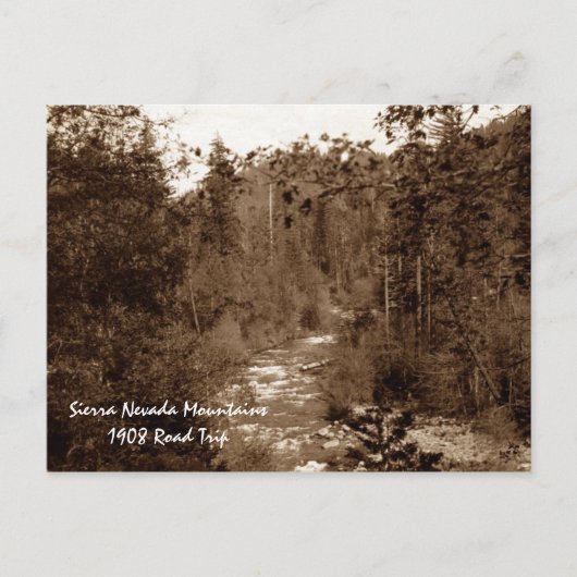 シエラネバダ山脈 ポストカード (正面)