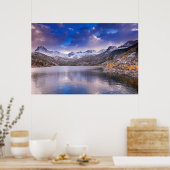 シエラネバダ山脈、秋、カリフォルニア州 ポスター (キッチン)