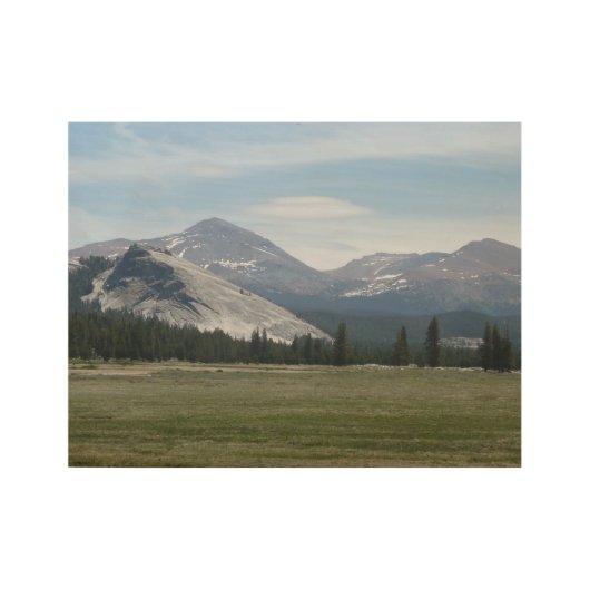 シエラネバダ山脈IIIヨセミテ国立公園 ウッドポスター (正面)