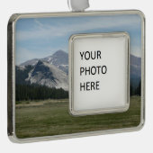 シエラネバダ山脈IIIヨセミテ国立公園 シルバープレートフレームオーナメント (右)