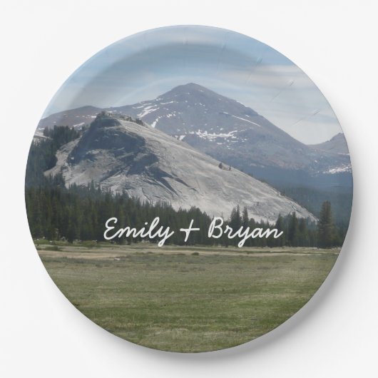 シエラネバダ山脈IIIヨセミテ国立公園 ペーパープレート (正面)