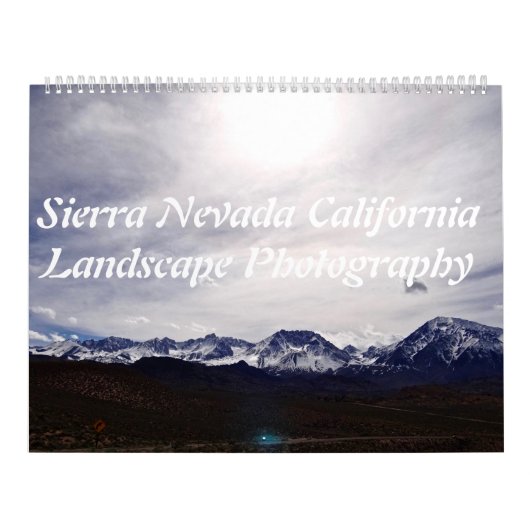 シエラネバダ カリフォルニア 景観写真 カレンダー (カバー)