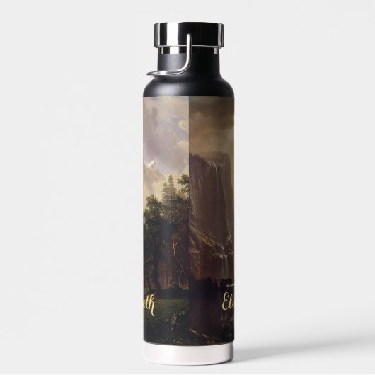 シエラネバダCAランドスケープヴィンテージアートモノグラムの ウォーターボトル (右面)
