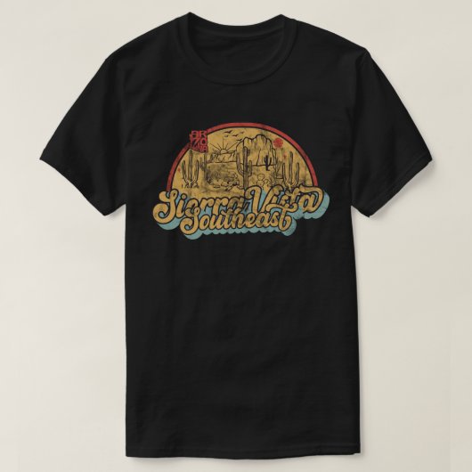 シエラビスタサウスイースト アリゾナ州 Tシャツ (デザイン正面)