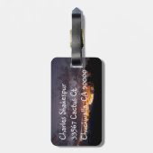 シエラピークサンセット ラゲッジタグ (裏面縦)