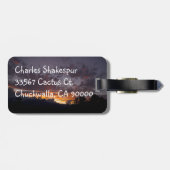 シエラピークサンセット ラゲッジタグ (裏面横)