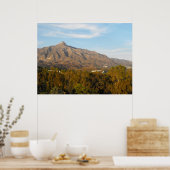 シエラブランカ山脈の山 ポスター (キッチン)