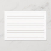 シエラボヘミアンパンパスレシピカード エンクロージャーカード (裏面)