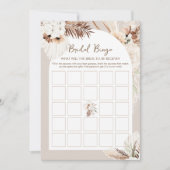 シエラボヘミアンブライダルシャワービンゴカード 招待状 (正面)