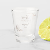 シエラボヘミア結婚式の引き出物 ショットグラス (裏面)