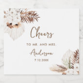 シエラボヘミア結婚式の引き出物 ビールラベル (シングルラベル)