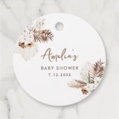 シエラボホミアンベビーシャワー フェイバータグ (裏面)