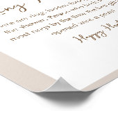 シエラボホリングや輪狩りブライダルシャワーゲームサイン ポスター (角)