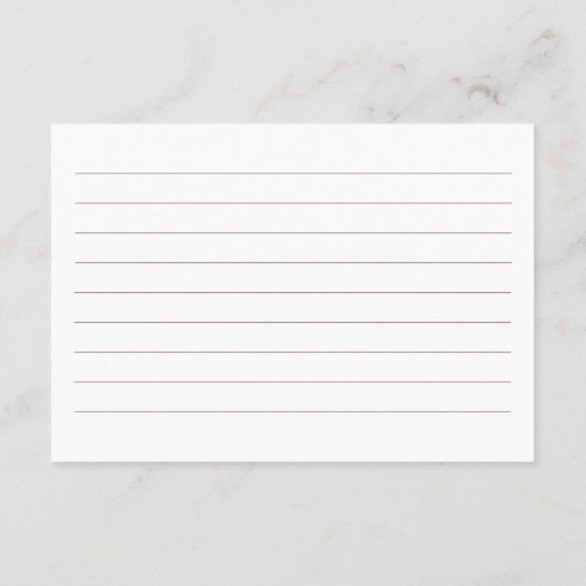 シエラボホ族の伝統ベビーシャワーカード エンクロージャーカード (裏面)