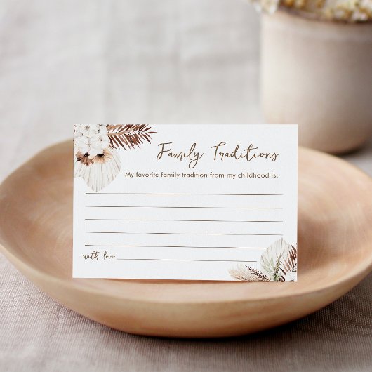 シエラボホ族の伝統ベビーシャワーカード エンクロージャーカード