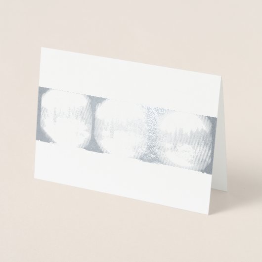 シエラマウンテンスノーストーム – スノーマイパインズカード 箔カード (正面)