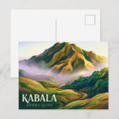 シエラレオネのビントゥマニ山 ポストカード (正面/裏面)