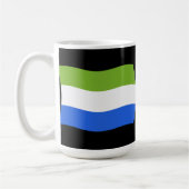 シエラレオネの国旗マグ コーヒーマグカップ (左)