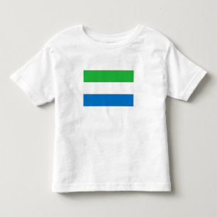 シエラレオネの国旗 トドラーTシャツ