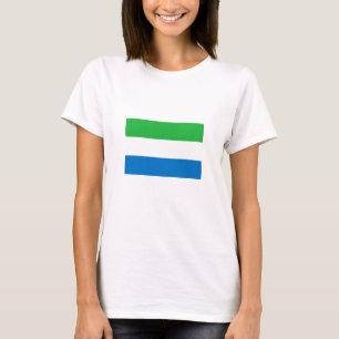 シエラレオネの国旗 Tシャツ