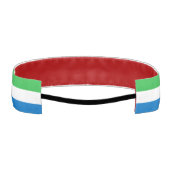 シエラレオネの旗 アスレチックヘッドバンド (裏面)