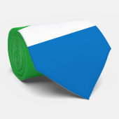 シエラレオネの旗 ネクタイ (ロール)