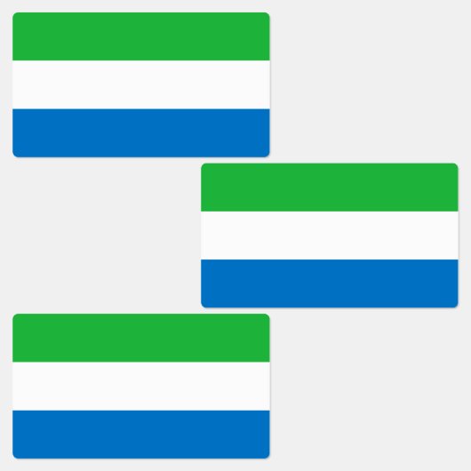シエラレオネの旗 ラベル (グループ)