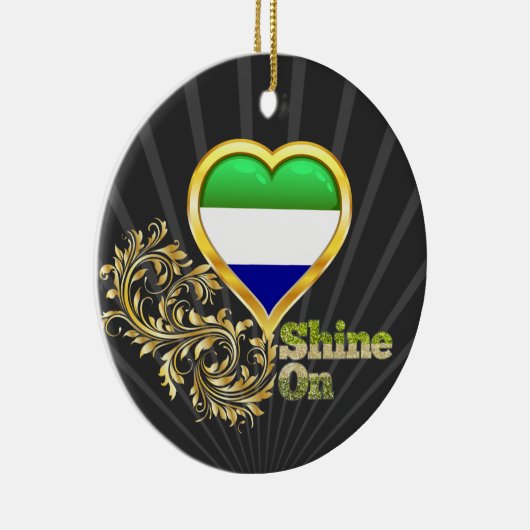 シエラレオネの輝やき セラミックオーナメント (右)