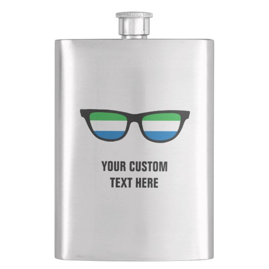 シエラレオネシェーズカスタムフラスコ フラスク (正面)