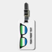 シエラレオネシェーズカスタムラゲッジタグ ラゲッジタグ (正面縦)