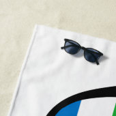 シエラレオネシェードカスタム文字ビーチタオル ビーチタオル (インサイチュ)