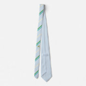 シエラレオネストライプ国旗 ネクタイ (裏面)
