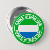 シエラレオネラウンドエンブレム 缶バッジ (正面&裏面)