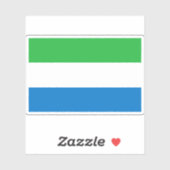 シエラレオネ共和国国旗 シール (シート)