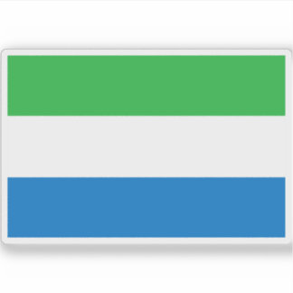 シエラレオネ共和国国旗 シール