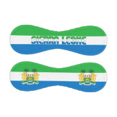 シエラレオネ国旗とコート・オブ・アームズ 野球ボール (パネル)