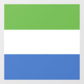 シエラレオネ国旗 ウィンドウサイン (シート)