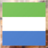 シエラレオネ国旗 ウィンドウサイン (シート2)